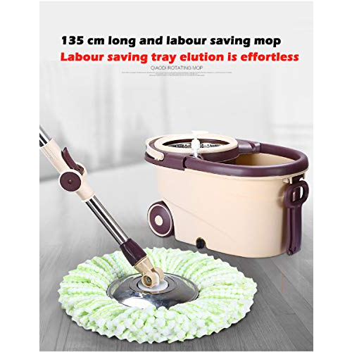 Spin Mop With Wheel - Color: Gray