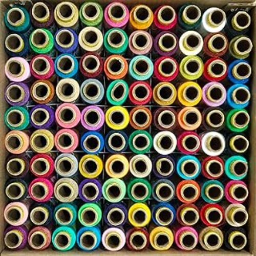 Ameto Polyester Thread - 3 Ply, 150 Mtr Length | 100% Polyester, High Tenacity, Dyed, Multicoloured Assorted Box, Core Spun Yarn