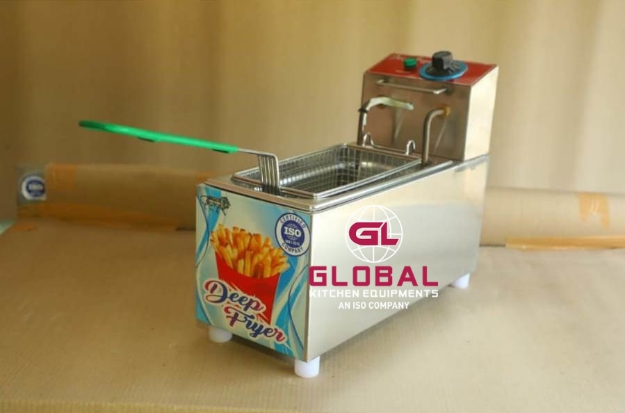 Stainless Steel Table Top Single Deep Fryer - 5l Capacity, 6 Months Coil Warranty | Tough Build, Easy Maintenance