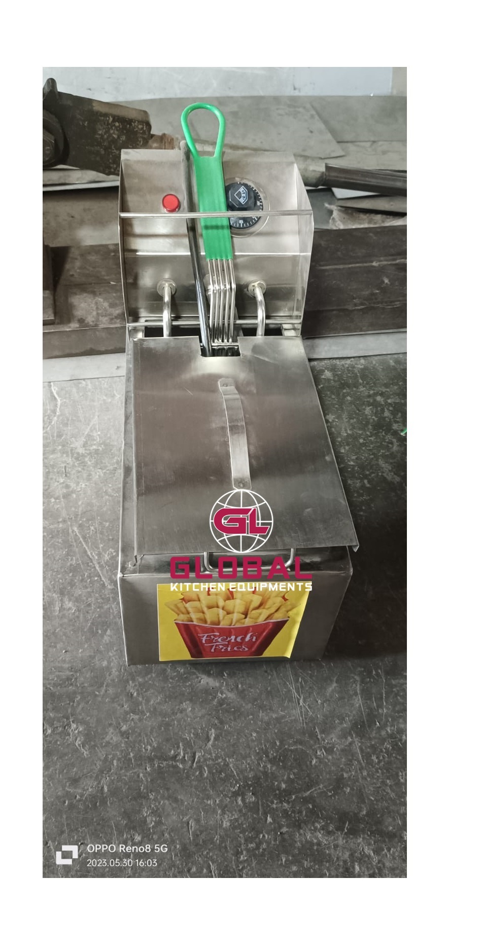 Stainless Steel Table Top Single Deep Fryer - 5l Capacity, 6 Months Coil Warranty | Tough Build, Easy Maintenance