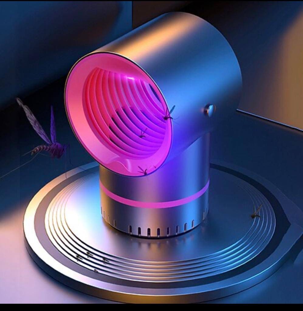 New Mosquito Lamp - Black And Purple | Advanced Mosquito Repellent Technology, Dual-purpose Design, Smart Light Control, Low Maintenance