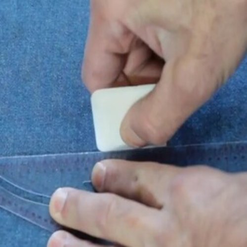 Silk Tailoring Chalk - Extra Dark & Smooth | 10 Packets Of 10 Square Silky Smooth Marking Chalk For Cloth Tailoring