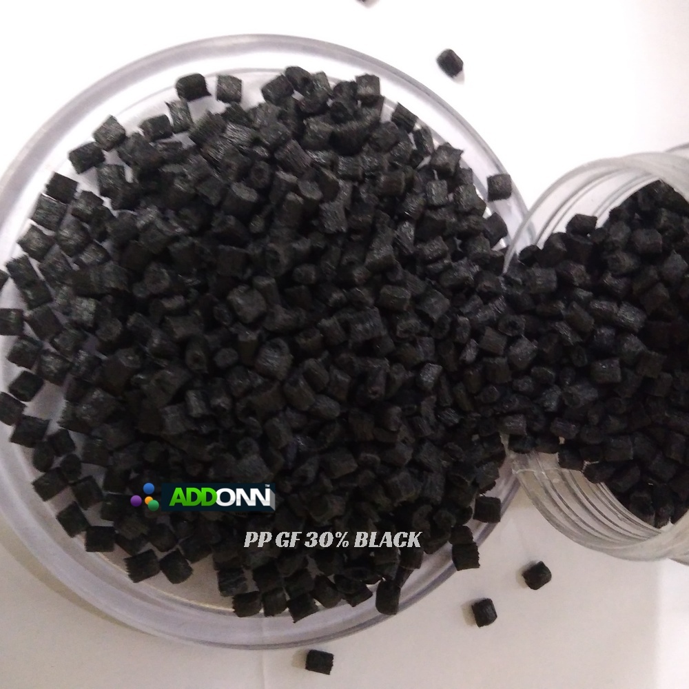Pp Gf 30% Black Plastic Pellets