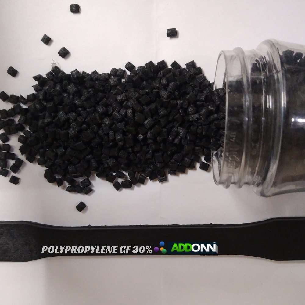 Pp Gf 30% Black Plastic Pellets