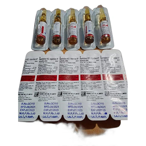 Ranitidine Hydrochloride Injection By Nilpankh India Private Limited