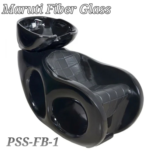 Black Shampoo Chair Back Wash Station