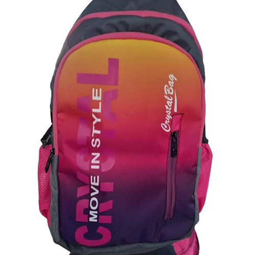 Students Backpack Bag - Multicolor Fabric, Various Sizes Available | Customized Design Options For School And Everyday Use