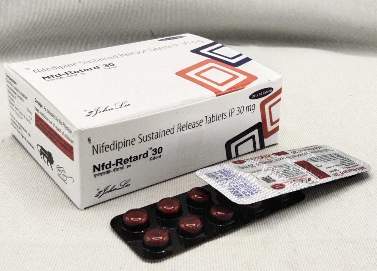 Nifedipine Retard Sustained Release Tablets - 10 Mg, 20 Mg & 30 Mg | Enhanced Efficacy For Controlled Blood Pressure Management
