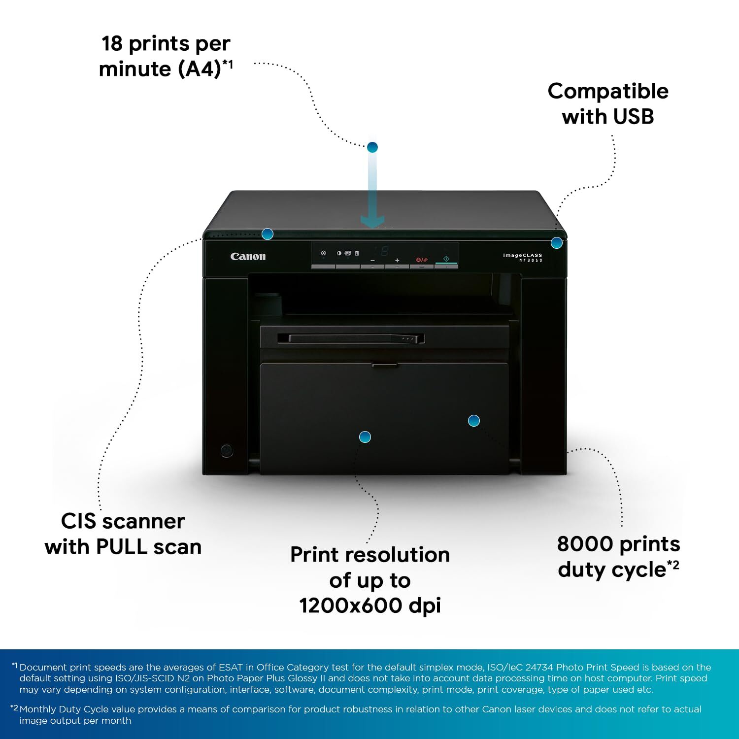Imageclass Mf3010 Printer - Automatic Grade: Semi-automatic