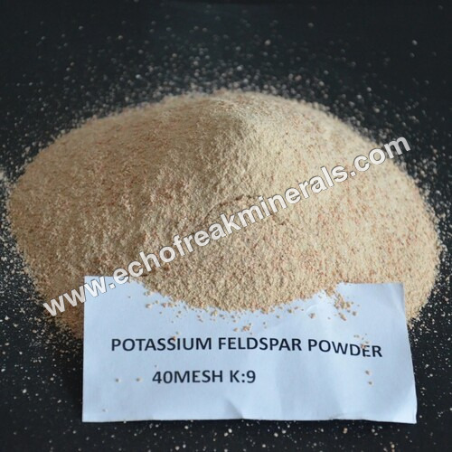 Feldspar Powder - Potassium Feldspar, Brownish Beige Color, Granular Shape, Low Porosity, Specific Gravity 2.56 - 2.58 | Ideal for Ceramics & Glass Tiles Applications