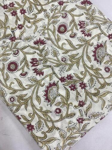 Hand Block Printed Fabrics - 100% Natural Cotton , Eco-Friendly Artistry and Vibrant Patterns