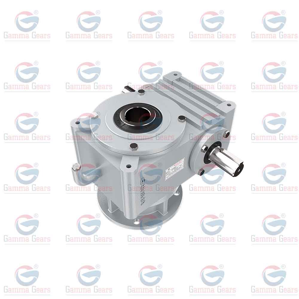 Silver Shaft Mounted Vertical Worm Reduction Gearbox
