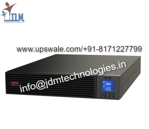 APC 2 KVA 1:1 फेज़ रैक माउंटेबल ऑन-लाइन यूपीएस (अंदरूनी बैटरियों के साथ)