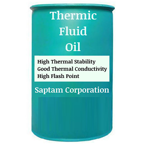 Synthetic Thermic Fluid Oil - Clear & Bright, 326°C Max Temperature, 865 Kg/m³ Density, Viscosity Index 124, Flash Point 224°C, Nil Moisture Content