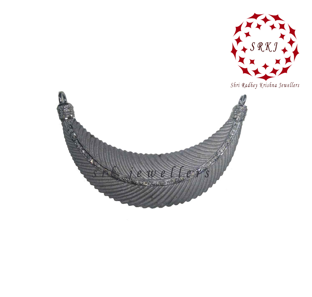 Starling Silver Handmade Pave Diamond Gorgeous Looking Yellow And Black Pendants - Gender: Women