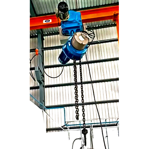 Chain Hoist - Electric Powered, Customized Size with Durable Chain Sling, Designed for Heavy-Duty Industrial Usage - Sturdy Hook Included