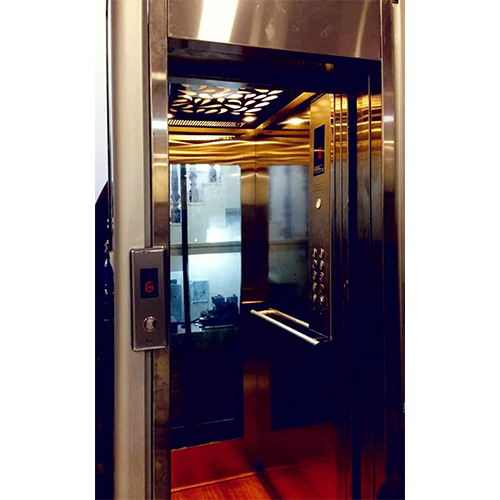 Electric Passengers Lift - Stainless Steel, Electric Power Supply | Safety Sensor, Remote Controller, Calling Box