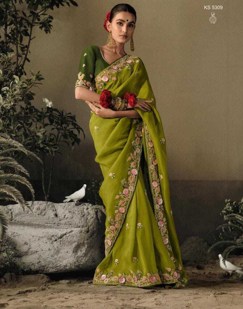 Traditional Soft Crape Silk With Heavy Border Saree