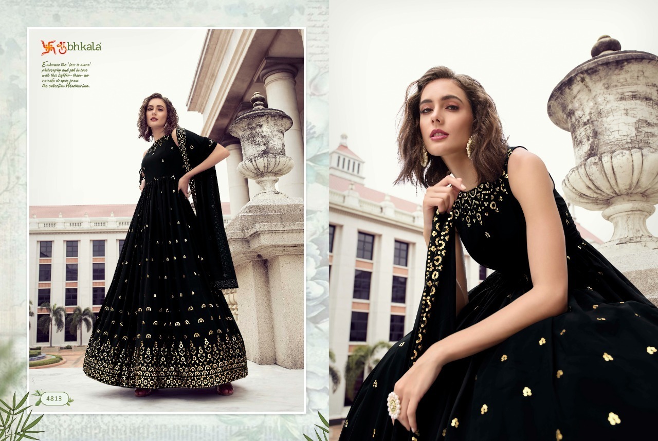 Pink Gown Style Digital Print Kurtis