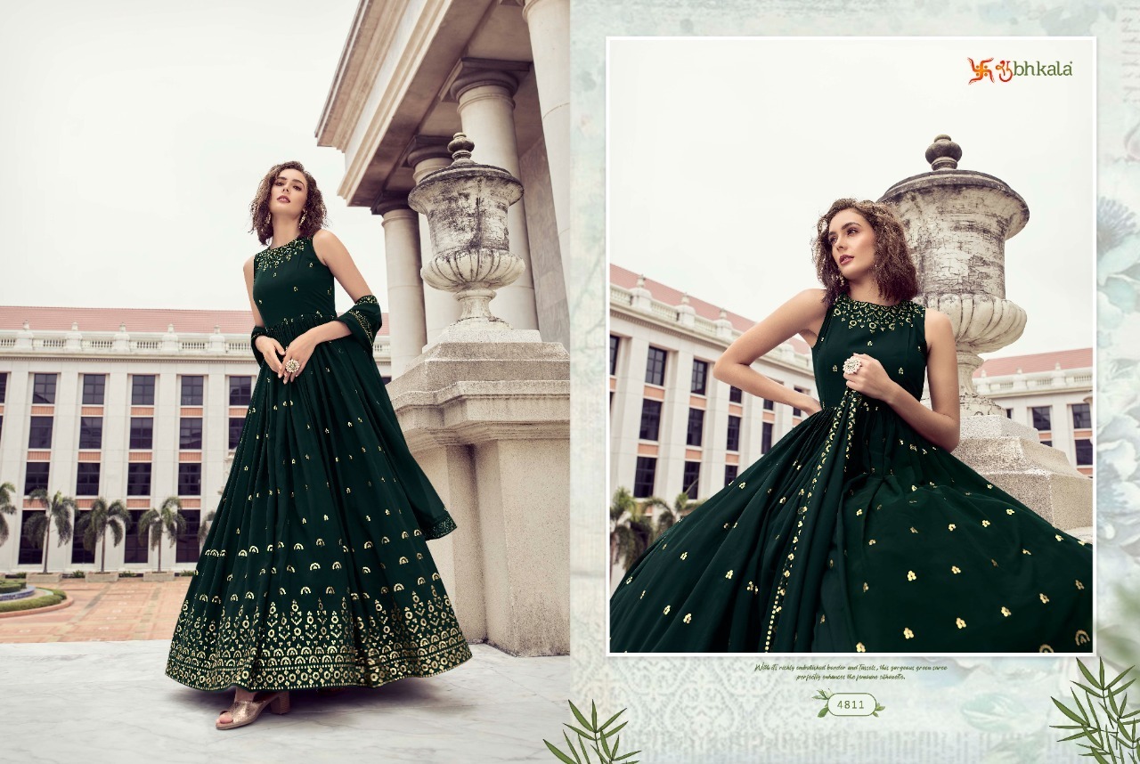 Pink Gown Style Digital Print Kurtis