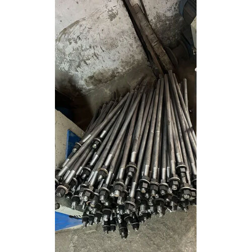 Grey Galvanized Ms Half Thread Bolt