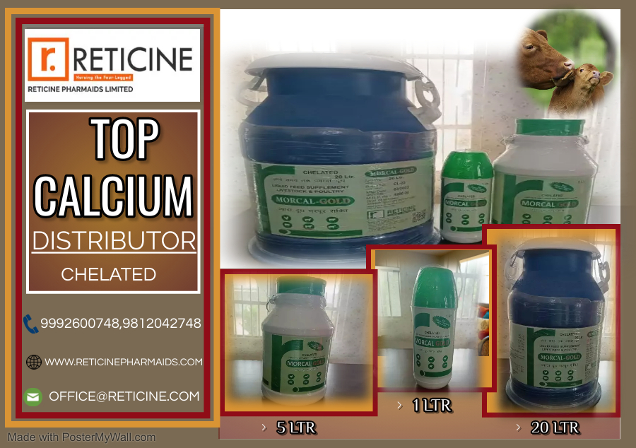 Feed Supplement Manufacturer - Chelated Calcium, Multivitamin Syrup, Calcium Gel, Probiotic Bolus, Liver Tonic, Energy Booster | Veterinary Solutions For Animal Health