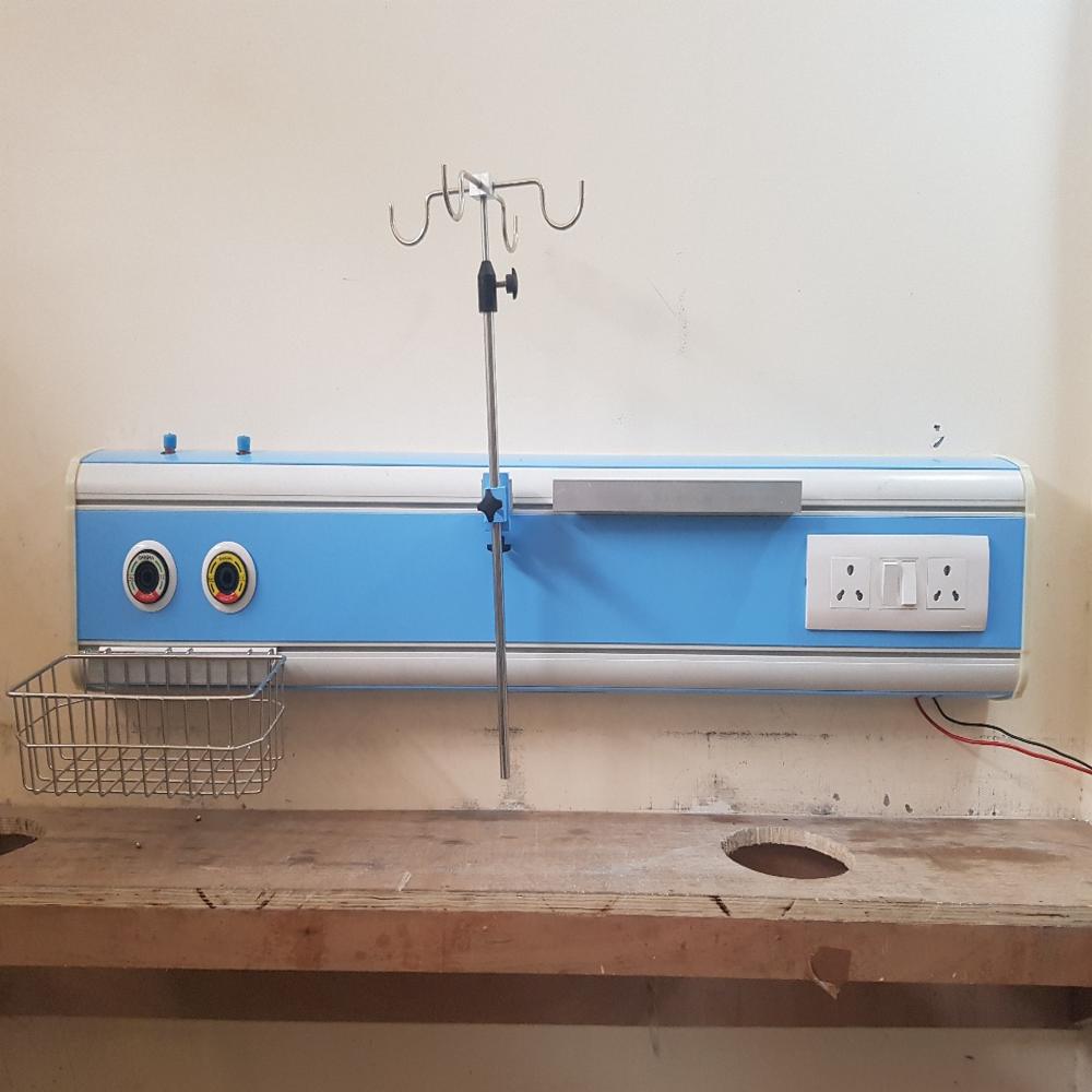 Hospital Bed Head Panel - Color: Blue