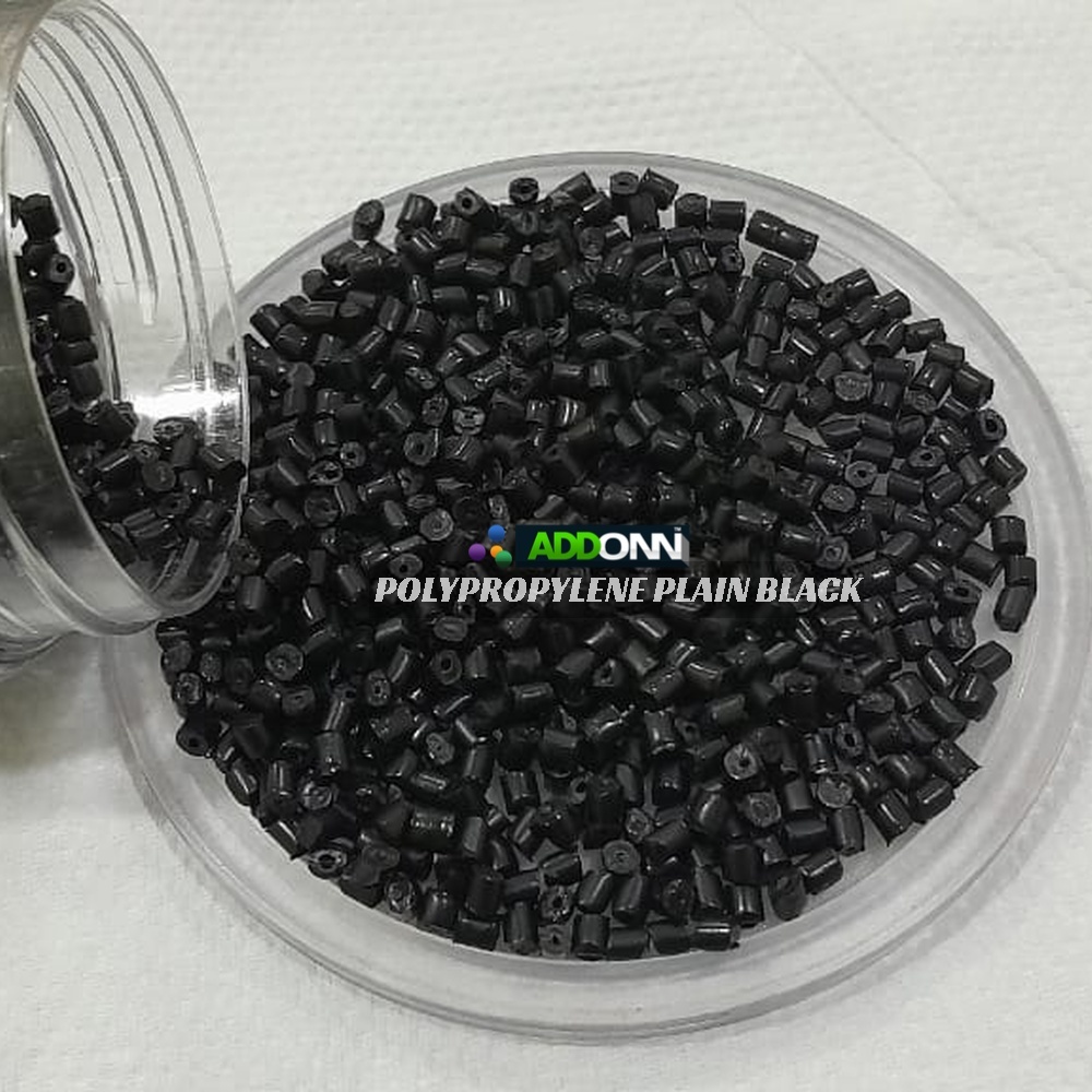 Pp Plain Black Plastic Pellets - Injection Moulding, High Quality Pp Material, 25kg Weight, Excellent Chemical & Thermal Resistance, Enhanced Durability