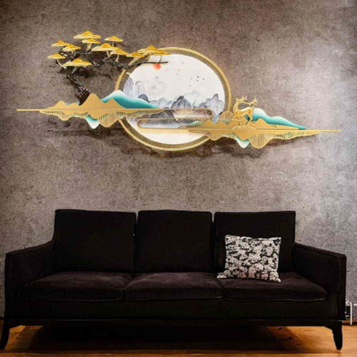 Aluminum Metal Wall Art - 60x24 Inches | Durable, Polished Finish, Easy to Clean, Modern Arts Style