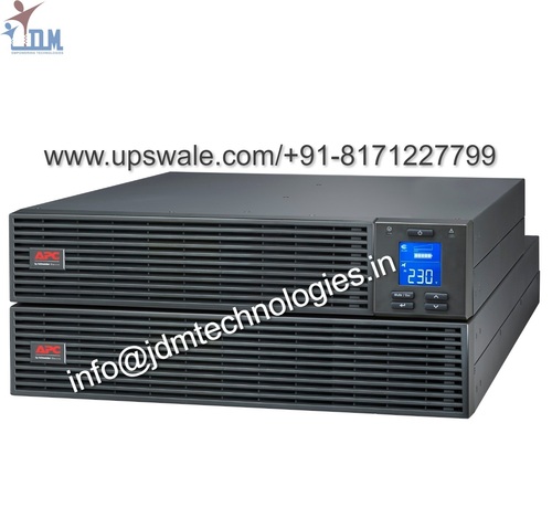 APC 3 KVA 1:1 फेज़ रैक माउंट करने योग्य ऑन-लाइन UPS (अंदरूनी बैटरी)