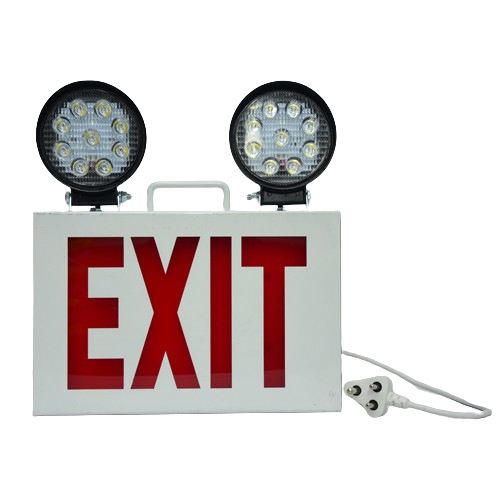 Emergency Exit Light - Compact Design, 10 Watt LED Technology | Reliable Electric Light with Warranty for Efficient Emergency Evacuation