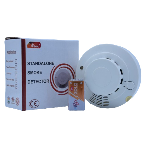 White Standalone Smoke Detectors