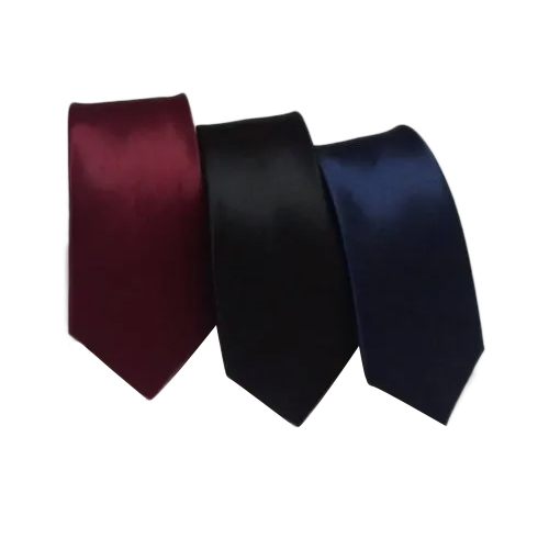 Mens Satin Neck Tie - Silk, 58-60 Inches, Multicolor | Versatile Design for Offices, Corporate, Formal, Casual, Party Wear, and Weddings