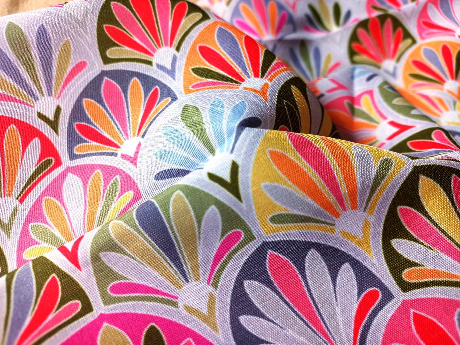Digital Printed 100% Viscose Muslin Fabric In India