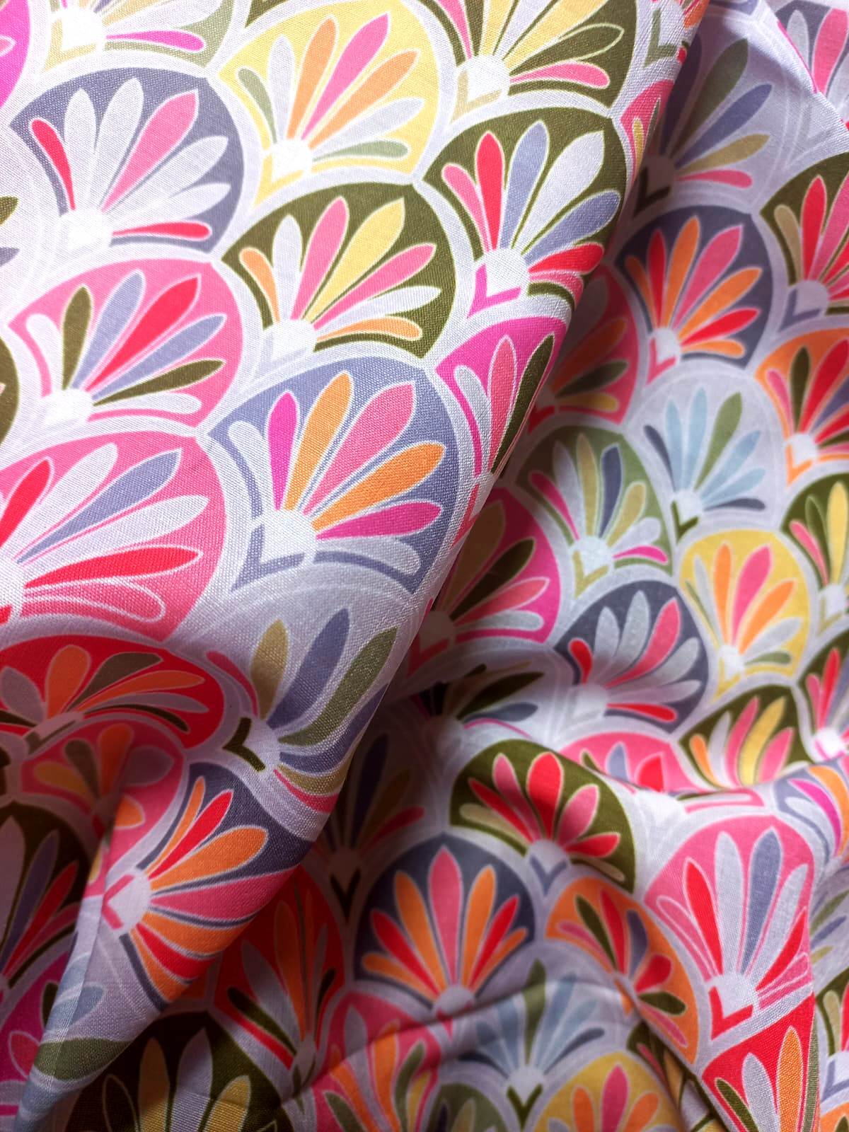 Digital Printed 100% Viscose Muslin Fabric In India