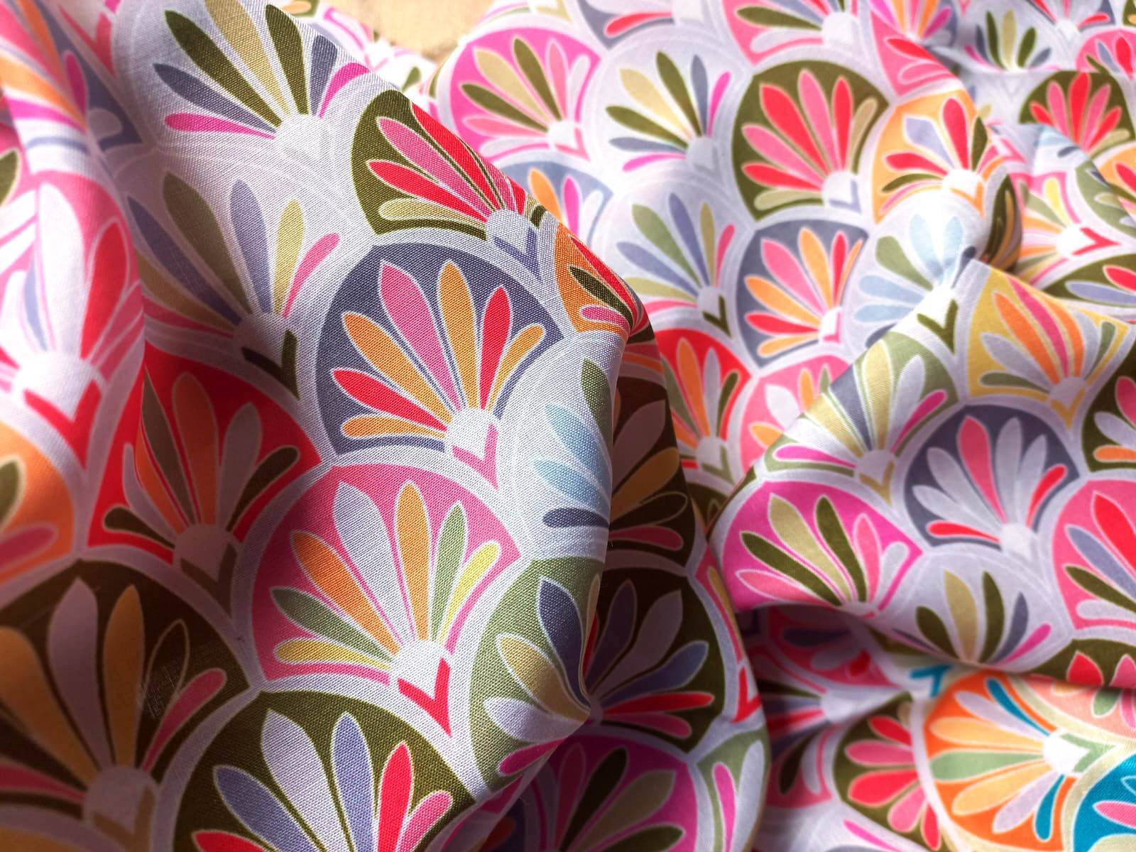Digital Printed 100% Viscose Muslin Fabric In India