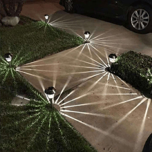 Solar Parking Light - Body Material: Metal