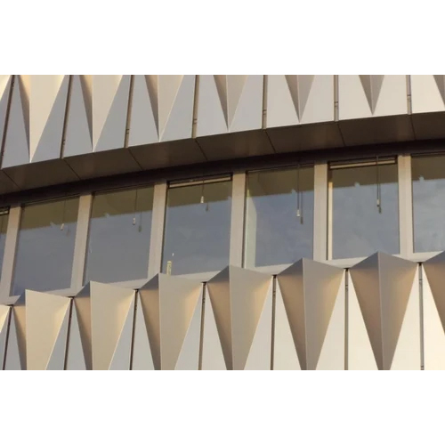 Stripe Cladding Aluminum Composite Panel - PE Coated, Water Resistant , Versatile Indoor & Outdoor Use in Multiple Colors