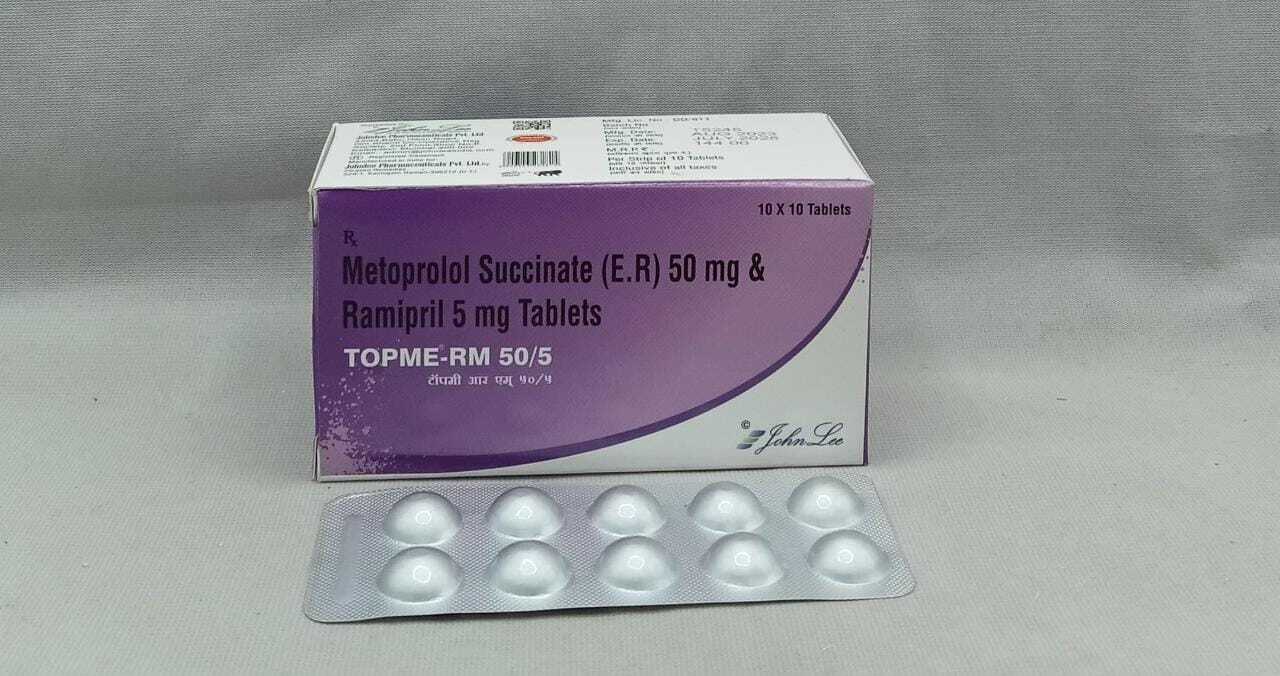 Metoprolol Succinate & Tartrate Tablets - Extended Release 25 Mg, 50 Mg & 100 Mg | Includes Chlorthalidone, Amlodipine & Ramipril For Comprehensive Blood Pressure Management