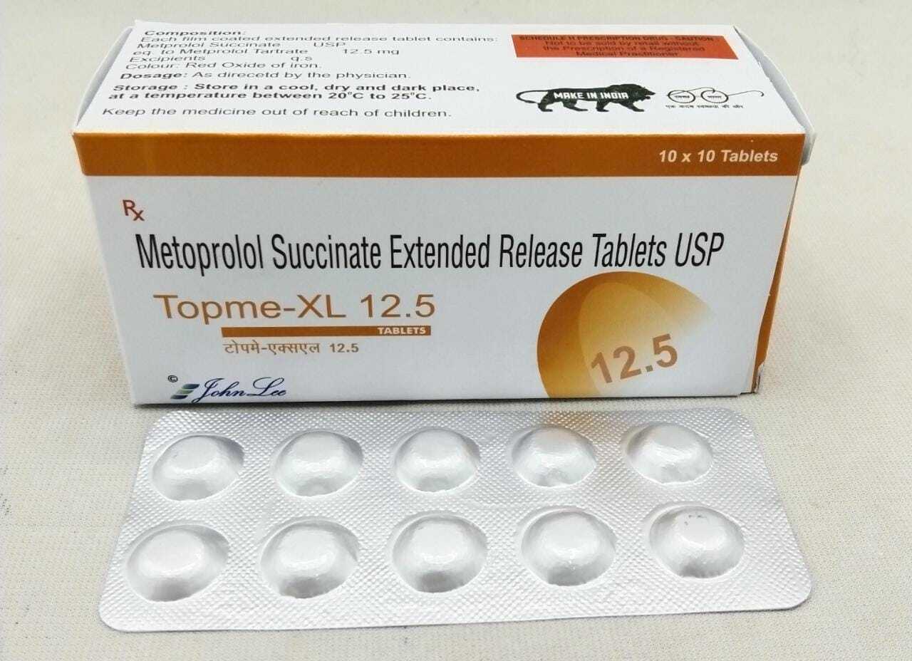 Metoprolol Succinate & Tartrate Tablets - Extended Release 25 Mg, 50 Mg & 100 Mg | Includes Chlorthalidone, Amlodipine & Ramipril For Comprehensive Blood Pressure Management