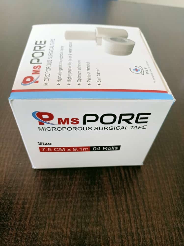 Micropore Surgical Tape - Adhesive Paper, 1.25cm X 9.1m, 2.5cm X 9.1m, 5cm X 9.1m, 7.5cm X 9.1m | Waterproof, Hypoallergenic, Transparent, Flexible