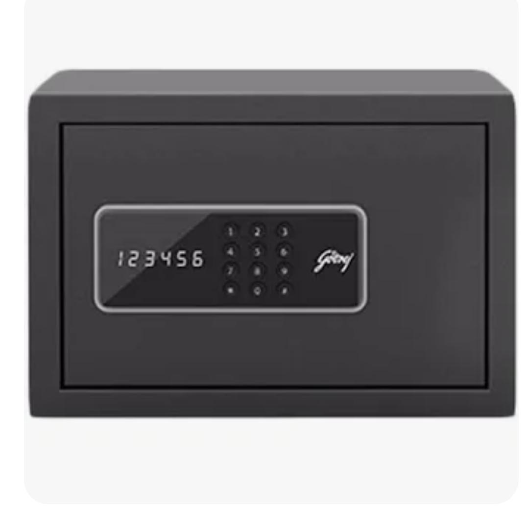 Digital Safe - Color: Black