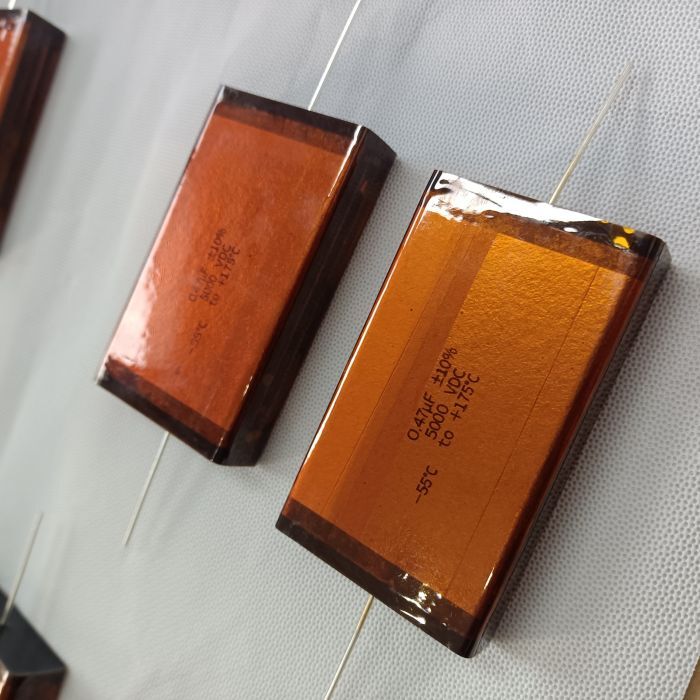 High Temperature Mica Paper Capacitor - 5000v 0.47uf | -65c To +175c Operating Range, Non-inductive Design, Axial Wire Leads