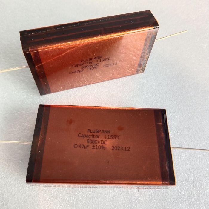 High Temperature Mica Paper Capacitor - 5000v 0.47uf | -65c To +175c Operating Range, Non-inductive Design, Axial Wire Leads