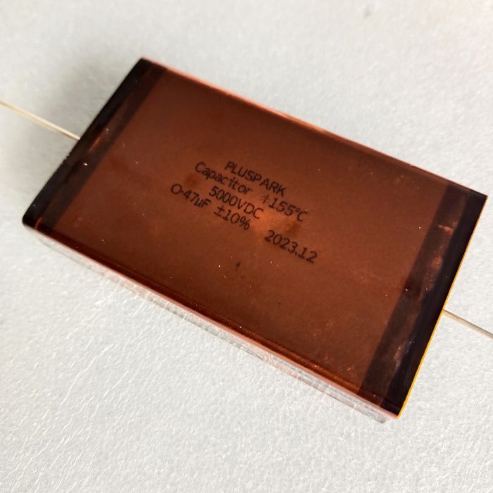 High Temperature Mica Paper Capacitor - 5000v 0.47uf | -65c To +175c Operating Range, Non-inductive Design, Axial Wire Leads