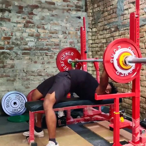 Squat Stand With Bench Press Application: Tone Up Muscle
