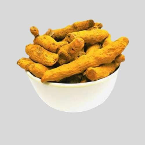 Dehydrated Turmeric Whole Finger - Whole Units, 5-15 cm Size, Bright Yellow to Deep Orange Color | Non-Treated, 2-Year Shelf Life, Mild Pungent Flavor