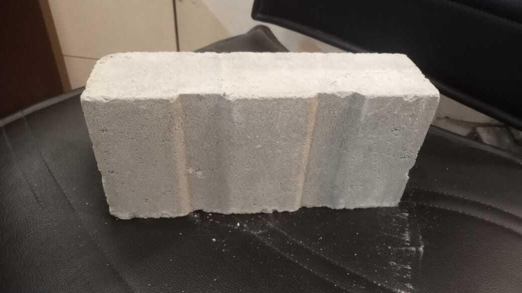 Grey Concrete Brick - Fly-ash, 230 X 110 X 70 Mm, Gray | Compressive Strength > 80 Kg/cm2, Low Water Absorption, Heat-insulation, Isi Approved