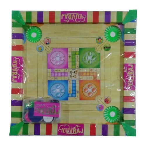 Kids Wooden Carrom Designed For: Children