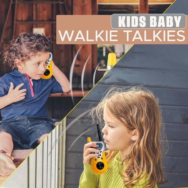 Walkie Talkie Toys For Kids 2 Way Radio Toy For 3-12 - 100 Meter Communication Range | Ergonomic Design, Crystal Clear Sound, Portable And Clip-on
